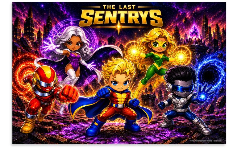 The Last Sentrys Poster: FCU Chibi