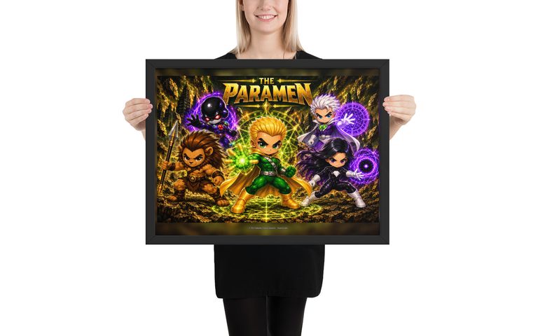 The ParaMen Framed Poster: FCU Chibi