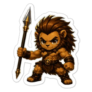 Cugarr Kiss-Cut Sticker: FCU Chibi
