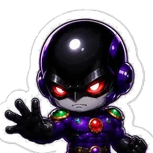 Despot Kiss-Cut Sticker: FCU Chibi