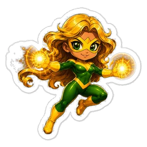Solaris Kiss-Cut Sticker: FCU Chibi