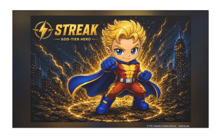 Streak Car Magnet: FCU Chibi