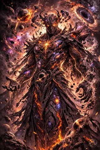 Vorynth, embodiment of Entropy, Cosmic Council character splash art